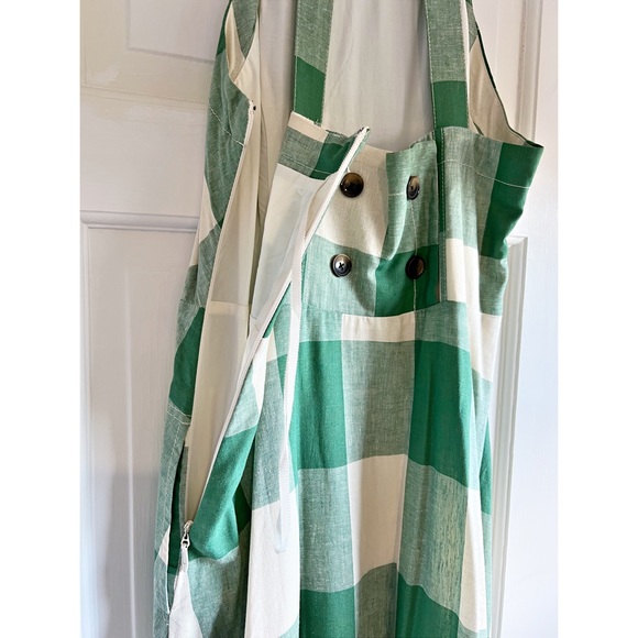 Anthropologie Maeve Greta Gingham Midi Dress - Picture 11 of 13